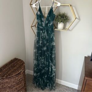 Lulus Tie-Dye Backless Maxi Dress